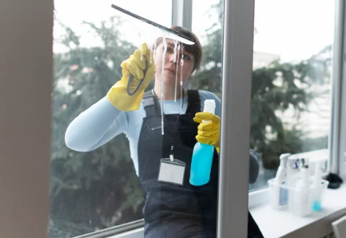 Nettoyage de vitres intérieures et extérieures à Saint-Amans-Valtoret